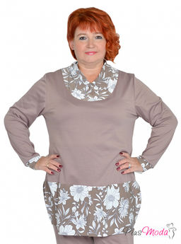 Туника Модель №1371 размеры 44-84 - Plusmoda фото 8