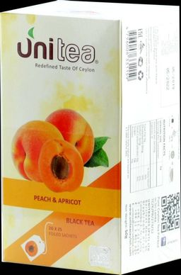 UNITEA. Peach&Abricot карт.пачка, 25 пак.