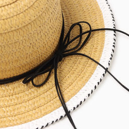 Шляпа для девочки MINAKU «Куколка», жёлтая, размер 50