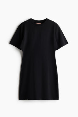 Vestido camiseta de algod?n silueta reloj de arena