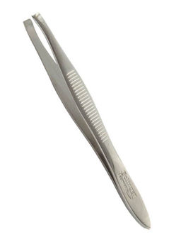 Solinberg Пинцет для бровей 250-F251, прямой, 9 см