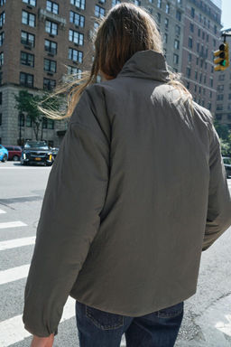 ZW COLLECTION WRAP-AROUND KIMONO JACKET - Zara фото 12