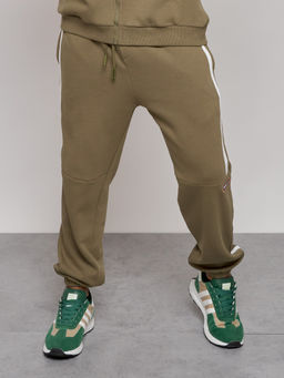 Спортивный костюм мужской трикотажный демисезонный цвета хаки 12011Kh - Mtforce фото 9