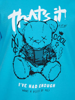 Сорочка "Беверли" бирюза, интерлок пенье