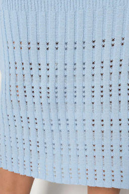 ЗЛАТА Юбка И 017/голубой