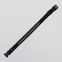 Ошейник с подсветкой размер L, ОШ 45-52 х 2,5 см, 3 режима свечения чёрный - Пижон фото 5