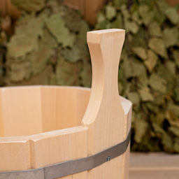 Шайка для бани и сауны 9 л, липа, нержавеющий обруч, «Добропаровъ»