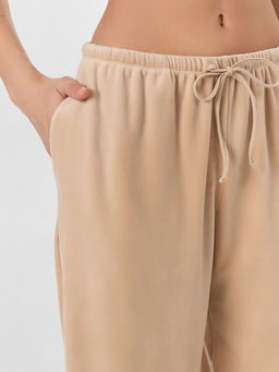 Брюки женские велюровые бежевые - Mark formelle фото 4