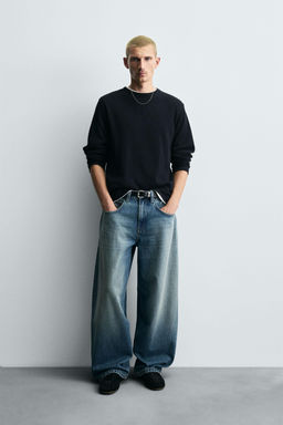 JEANS BALLOON FIT / Azul medio