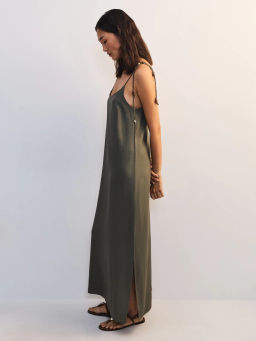 Сарафан изо льна с декоративными бусинами ZR2605012903-13 / Zarina