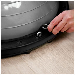 Полусфера BOSU гимнастическая, с насосом, 46х20 см, цвет серый - Simaland фото 10