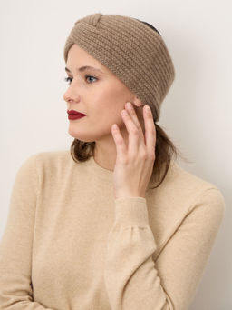 Повязка из кашемира 20-18-004-0С капучино