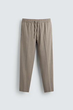 PANTAL?N CINTURA JOGGER CONFORT / Tostado vigor? - Zara фото 6