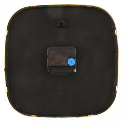 Часы настенные Летний сад 21,3х21,3х4см, мягкий ход, циферблат Цветы белый; цифры арабские, золотой; корпус пластик, золотой; в коробке (Китай) - Домашняя мода фото 4