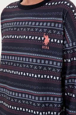 Женский темно-синий пижамный комплект Неожиданная скидка в корзине - U.s. polo assn фото 6