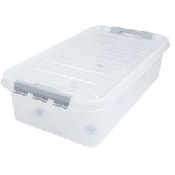 Ящик 35л с крышкой 720*390*190 ПРОФИ КОМФОРТ на колесах - Полимербыт фото 2