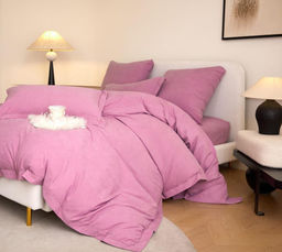 КПБ Mency Winni Бархатный Сатин на резинке по кругу MENBSR09 Евро