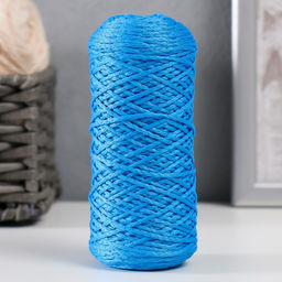 Шнур для вязания 100% полиэфир 1мм 200м/7510гр (22-бирюза)