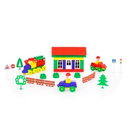 Конструктор Строитель (273 элемента) (в пакете) - Полесье фото 3