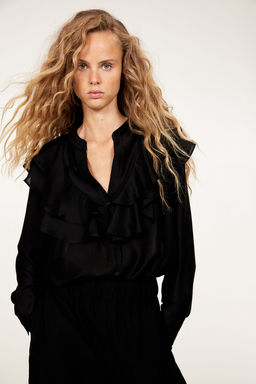 Blusa de volantes