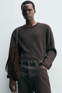 STRIPED JACQUARD SWEATER - Zara фото 5