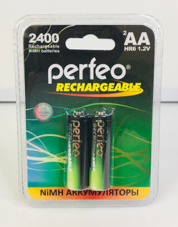 Аккумулятор Perfeo R06 2400 mAh BL2 (60) (шт.)