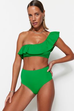 Yesil Hipster Yuksek Bel Bikini Alt? TBESS21BA0057