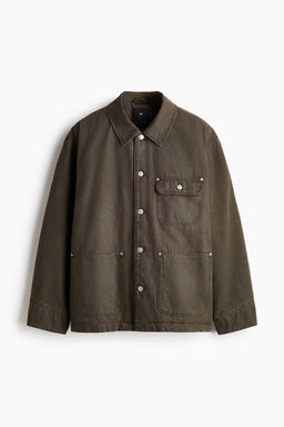 Chaqueta camisera acolchada