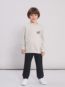 Bisiklet Yaka Erkek ?ocuk Sweatshirt