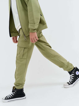 Костюм облегченный с олимпийкой Олива 7+ - Bungly фото 12