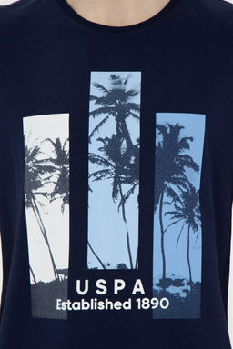 Мужская темно-синяя футболка - U.s. polo assn фото 7