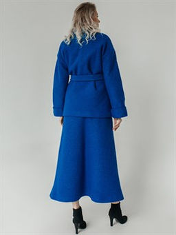 Юбка валяная шерсть, льносодержащая ткань - Волтри фото 3