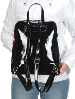 L22473 BLACK Сумка-рюкзак (искусственная кожа) - Фабричный китай фото 7