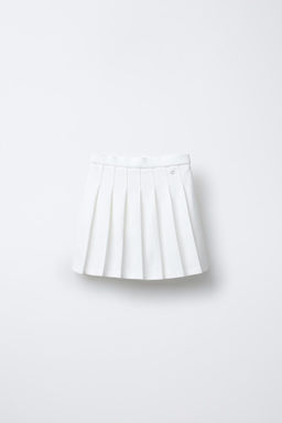 BOX PLEAT SKIRT WITH HEART APPLIQUE - Zara фото 4