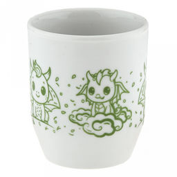 Кружка детская фарфоровая 210мл, форма Русское поле, с ручкой, шелкотрафаретная печать, деколи в ассортименте (Россия) - Домашняя мода фото 3