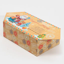 Цена за 5 шт. Сборная коробкаконфета Письмо, 18 28 10 см