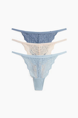 Pack de 3 bragas Thong de encaje - H&m фото 5