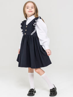 Сарафан для девочек - Синий мир фото 4