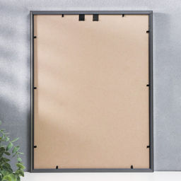 Фоторамка пластик "Радуга" 30х40 см, серебро (пластик)