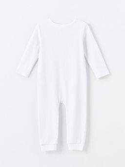 Bisiklet Yaka Uzun Kollu Bask?l? K?z Bebek Tulum - Waikiki фото 2