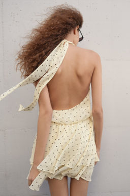 Vestido halter de gasa - H&m фото 7
