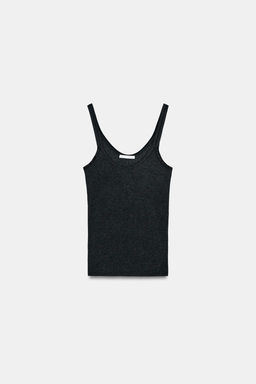 SOFT INTERLOCK TOP WITH DRAPED SIDE DETAIL - Zara фото 34