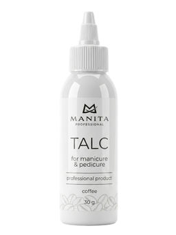 Manita Professional Тальк для маникюра и педикюра / Coffee, 30 г
