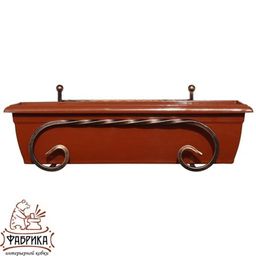 Балконная подставка для цветов 51-262 - Фабрика интерьерной ковки фото 2