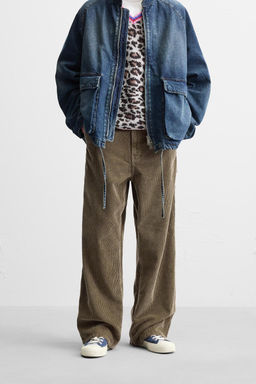 CARPENTER CORDUROY TROUSERS - Zara фото 2