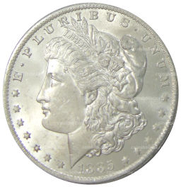 1 доллар 1885 года O США Доллар Моргана