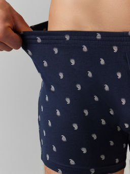 Цена за 2 штуки! ТРУСЫ МУЖСКИЕ геометрия на синем1 411152