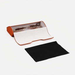 Футляр для очков на магните, 15.5 см х 4 см х 6.5 см, салфетка, цвет рыжий - Simaland фото 6