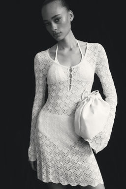 Minivestido efecto crochet - H&m фото 2