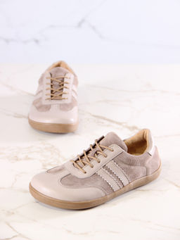 Босоногие кеды 184.natabr.Капучино замша+визон стар